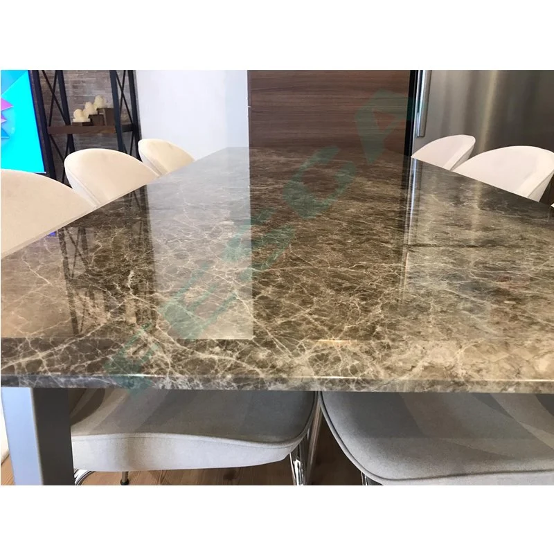Emprador Dark Marble Dining Table 52
